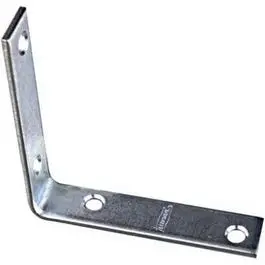 3.5-Inch by 3/4-Inch Zinc L-Bracket Corner Reinforcement