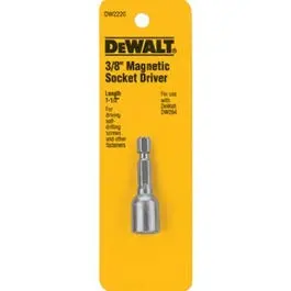 3/8-Inch Magnetic Hex Socket Driver with 1-7/16-Inch Shaft