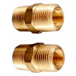 3/8-Inch Male Hex Coupling – NPT Thread, Pack of 2