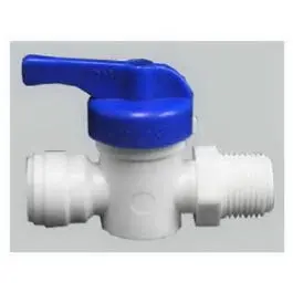 3/8-Inch Quick-Connect Straight Stop Valve with Compression Fittings
