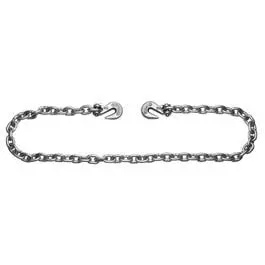 3/8″ x 20 ft Binder Chain with Clevis Hooks – Heavy-Duty Towing Link