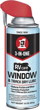 3-IN-ONE RV Window & Track Dry Lubricant – 11 oz Aerosol
