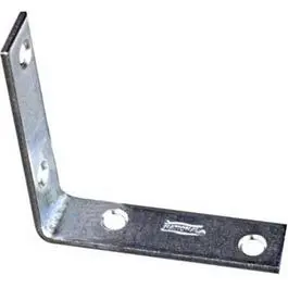 3-Inch by 3/4-Inch Zinc L-Bracket Corner Support