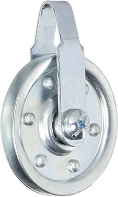 3-Inch Pulley with Adjustable Strap and Mounting Bolt Kit