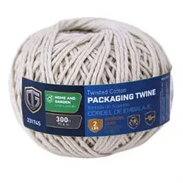 300-Foot #9 Parcel Post Twine – Twisted Cotton Binding Cord
