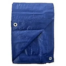 30×50-Foot Blue Polyethylene Tarp – Waterproof, Tear-Resistant Covering