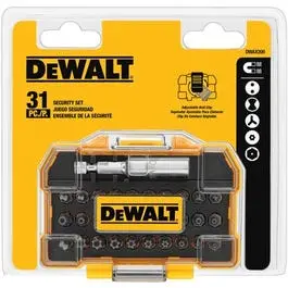 31-Piece Standard Security Driving Bit Set – 1 in Drive
