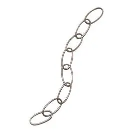 36-Inch Antique Brass Hanging Plant Extender Chain