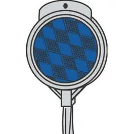 36-Inch Reflective Blue Aluminum Driveway Marker Stake