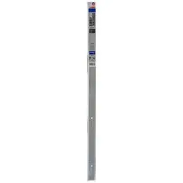 36-Inch Silver Flat-Top Saddle Threshold, 1-3/4 x 1/8 Inch