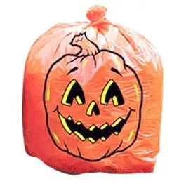 36 x 48-Inch Halloween Pumpkin-Themed Lawn Storage Bag