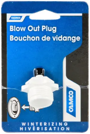 36103 Blow-Out Plug for Winterizing Plumbing Systems