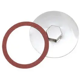 4-3/8-Inch Outer Diameter Drum Trap Cover for Plumbing Systems