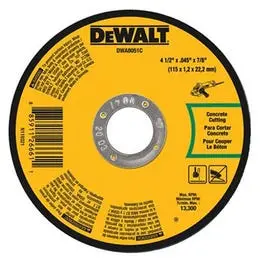 4.5-Inch Masonry Cut-Off Grinding Wheel – 0.045-Inch Thick