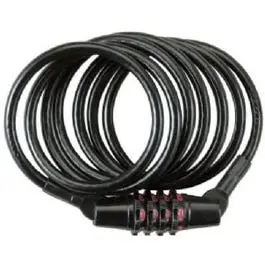 4-Foot Combination Cable Lock with 6mm Steel Braided Cable