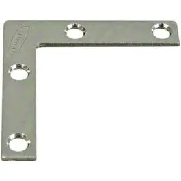 4-Pack 2-Inch Zinc Flat Corner Brackets