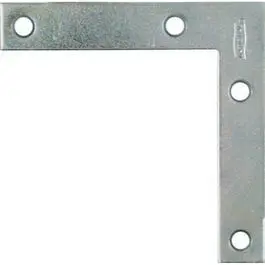 4-Pack 3.5-Inch Zinc Flat Corner Brackets