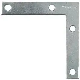 4-Pack 3-Inch Zinc Flat Corner Brackets