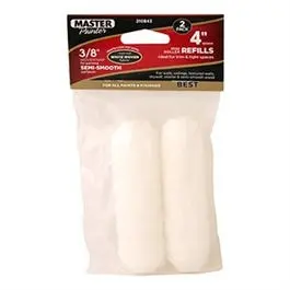 4 x 3/8-Inch Woven Paint Roller Cover – 2-Pack