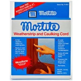 45-Foot Woodtone Caulking Cord for Sealing and Finishing