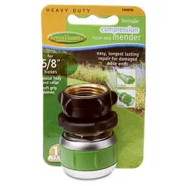 5/8-Inch Female Pipe Coupling – Brass Threaded Connector for Hose or Fitting Repair