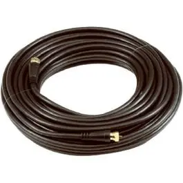 50-Foot Black RG6 Coaxial Cable (Unterminated)