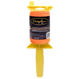 540-Foot Fluorescent Orange Twisted Nylon Measuring Tape Reel – Professional Grade