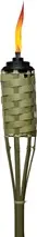 57-Inch Coated Bamboo Outdoor Torch