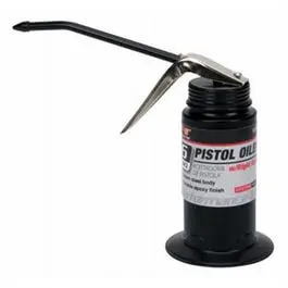 6-Ounce Pistol-Grip Oiler with Rigid Hose