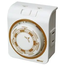 7-Day Mechanical Vacation Timer – Simulates Occupancy with Randomized On/Off Cycles