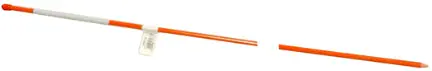 72-Inch Reflective Orange Safety Staff Marker