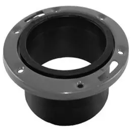 ABS/DWV 4-Inch x 3-Inch Toilet Closet Flange with Bolt Slots