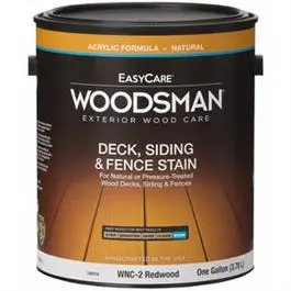 Acrylic Exterior Stain for Decks, Siding, and Fences – Natural Redwood Finish, 1-Gallon