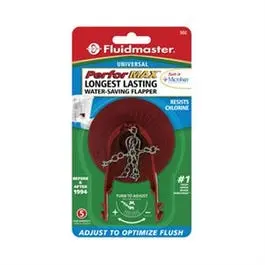 Adjust-A-Flush Red Toilet Flapper – Adjustable Chainless Flapper for Custom Flush Control