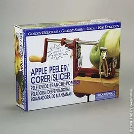 Adjustable Apple Corer, Slicer, and Peeler with Secure Clamp Base
