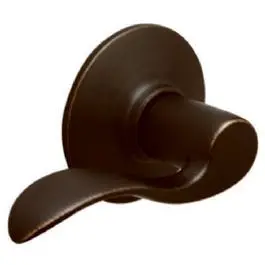 Aged Bronze Passage-Style Lever Handle