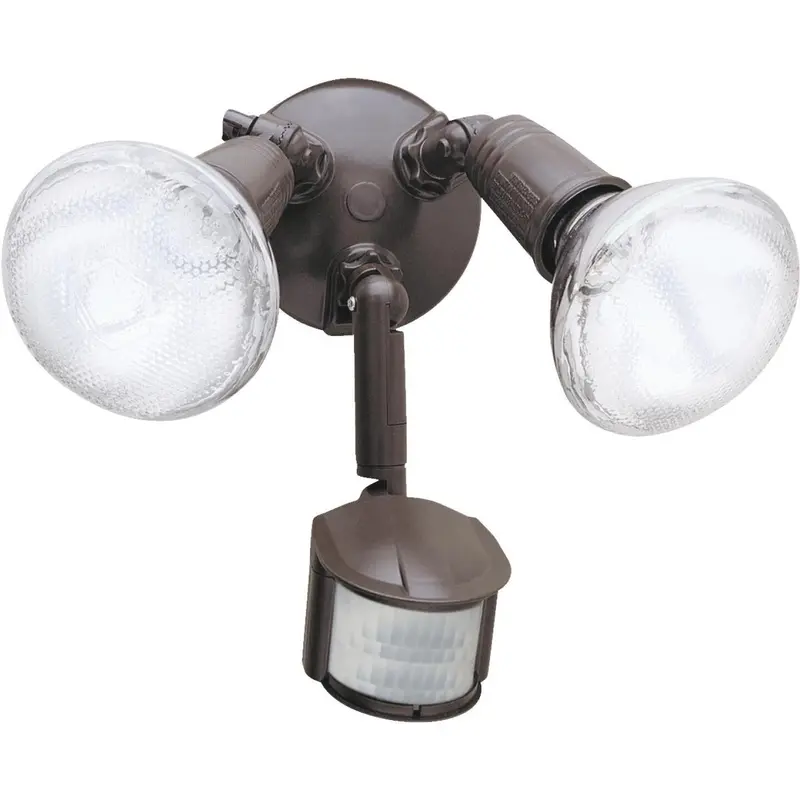 All-Pro Bronze Dusk-to-Dawn Floodlight with Motion Detection