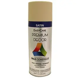 Almond Satin Decorative Spray Paint – Premium Formula (12-Ounce)