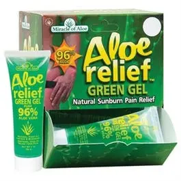 Aloe Vera Soothing Gel for Skin Relief – 1 oz