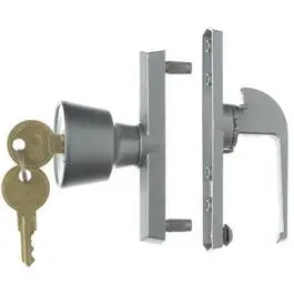 Aluminum Universal Tulip-Style Door Knob with Keyed Lock