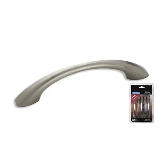 Amerock Allison Value Collection 3-3/4-Inch Satin Nickel Cabinet Pull