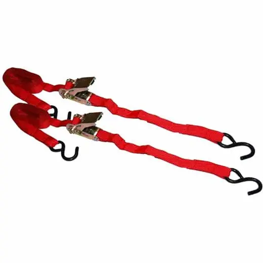 Ancra Cargo S-Hook Ratchet Tie-Down – 1″ × 10′, 2-Pack