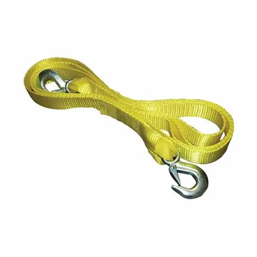 Ancra Cargo Tow Strap with Hooks – 2″ × 15′, Single Unit