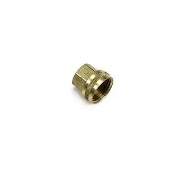 Anderson Metals Swivel Fitting – 3/4 in × 1/2 in Garden Hose Connector with GHT Threads
