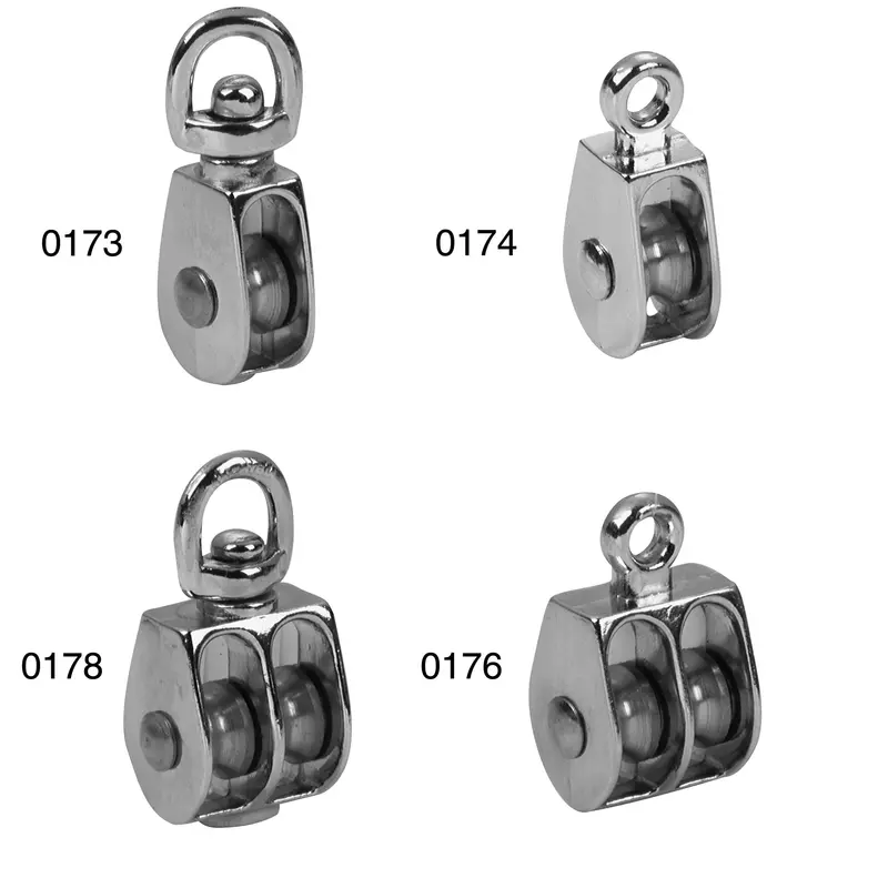 Apex Campbell Single-Sheave Pulley – 1-1/4 Inch, Swivel Eye (#0173)