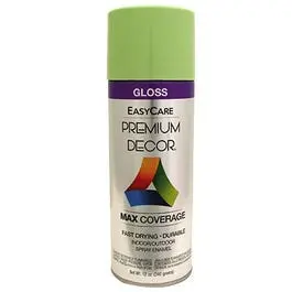 Apple Green Gloss Decor Spray Paint – 12 oz High-Coverage Formula