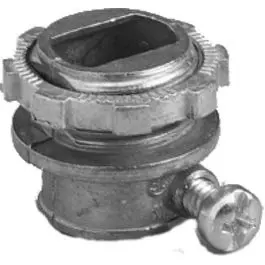 Armor Cable Conduit Connector – 3/8-Inch Box Fitting, 5-Pack