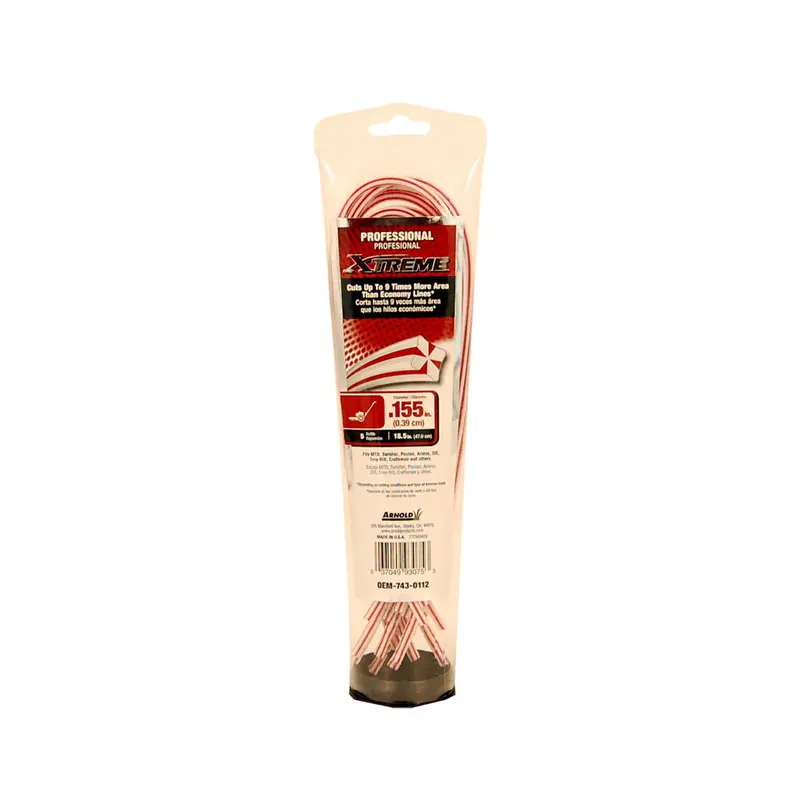 Arnold Corp Pre-Cut String Trimmer Line – 0.155-Inch Diameter × 18.5-Inch Length