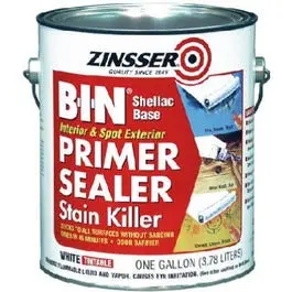 B.I.N. Shellac-Based Primer and Sealer – 1-Gallon White
