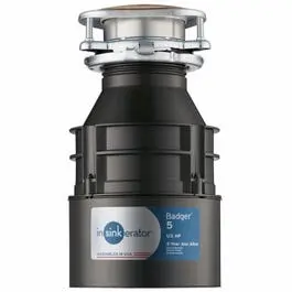 Badger 5 Continuous-Feed Garbage Disposal – 1/2-HP Residential Model
